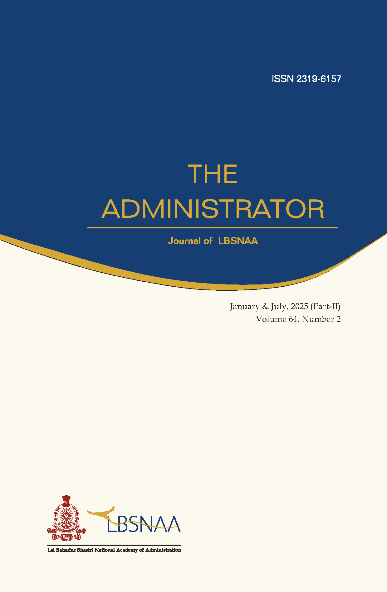 The Administrator Volume 64 Number 2, January & July 2025